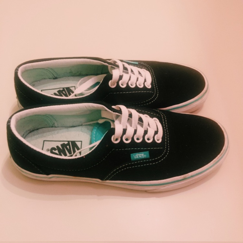 Classic Vans w/ teal accents